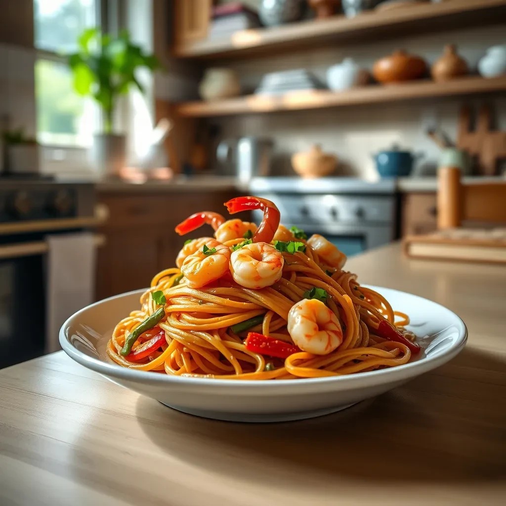 Easy Shrimp Lo Mein recipe