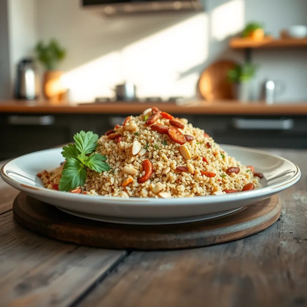 Almond Quinoa Pilaf recipe