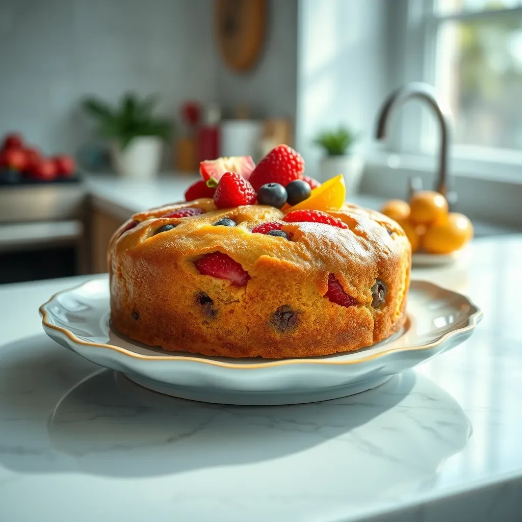 Refreshing Fruit Cake recipe