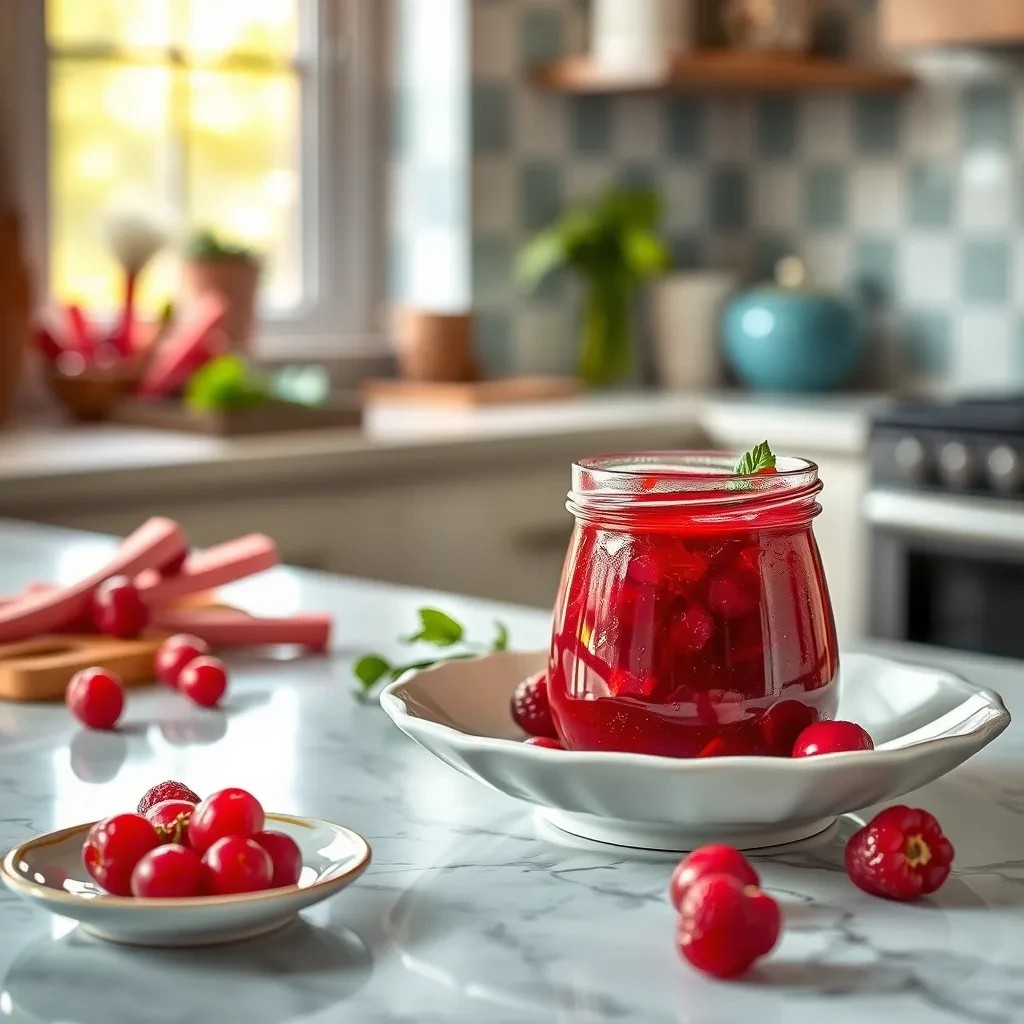 Rhubarb Berry Preserve recipe