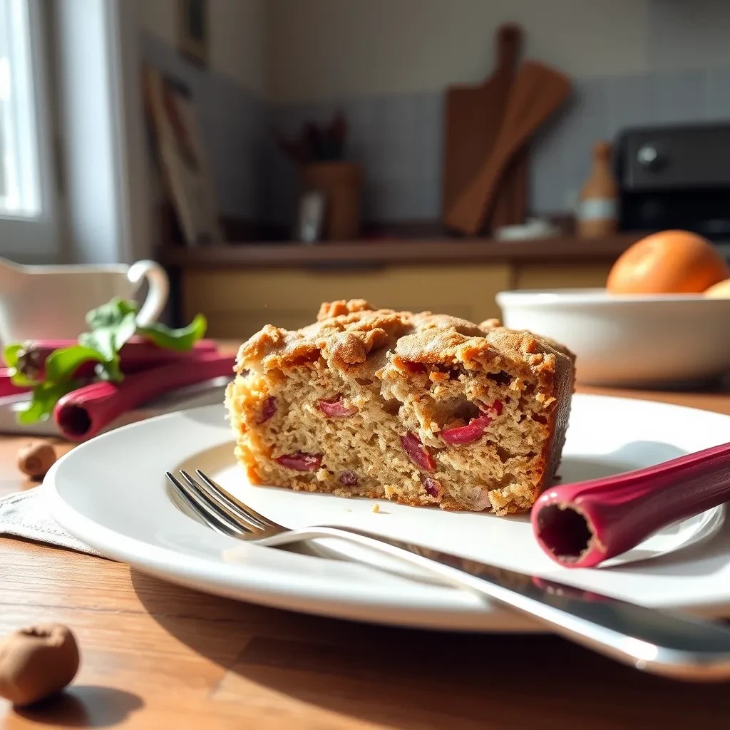 Rhubarb Coffee Cake Delight recipe