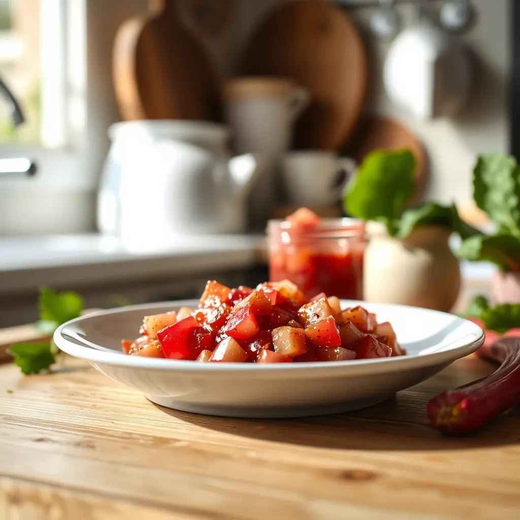 Ginger Rhubarb Jam recipe