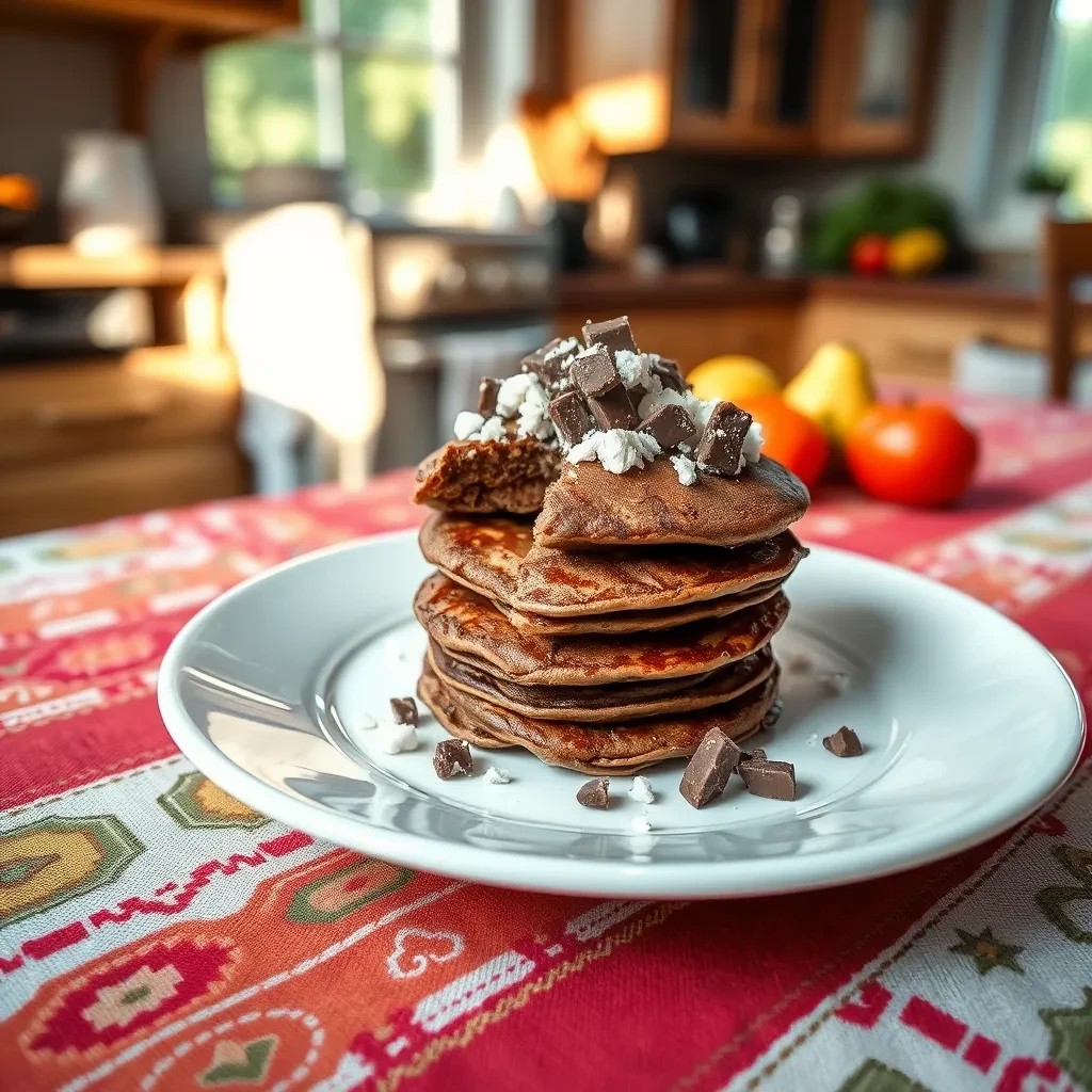 Rocky Road Pancakes Delight recipe