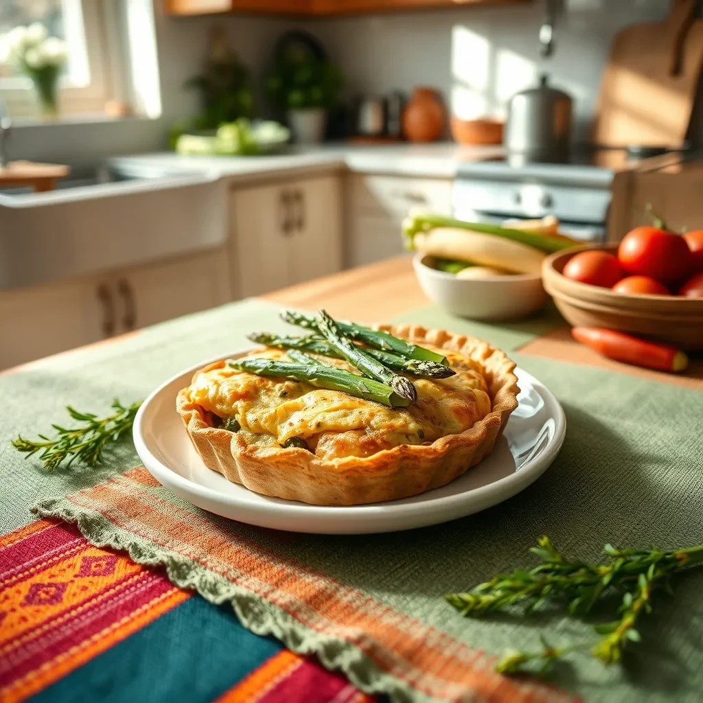 Savory Asparagus Pie recipe