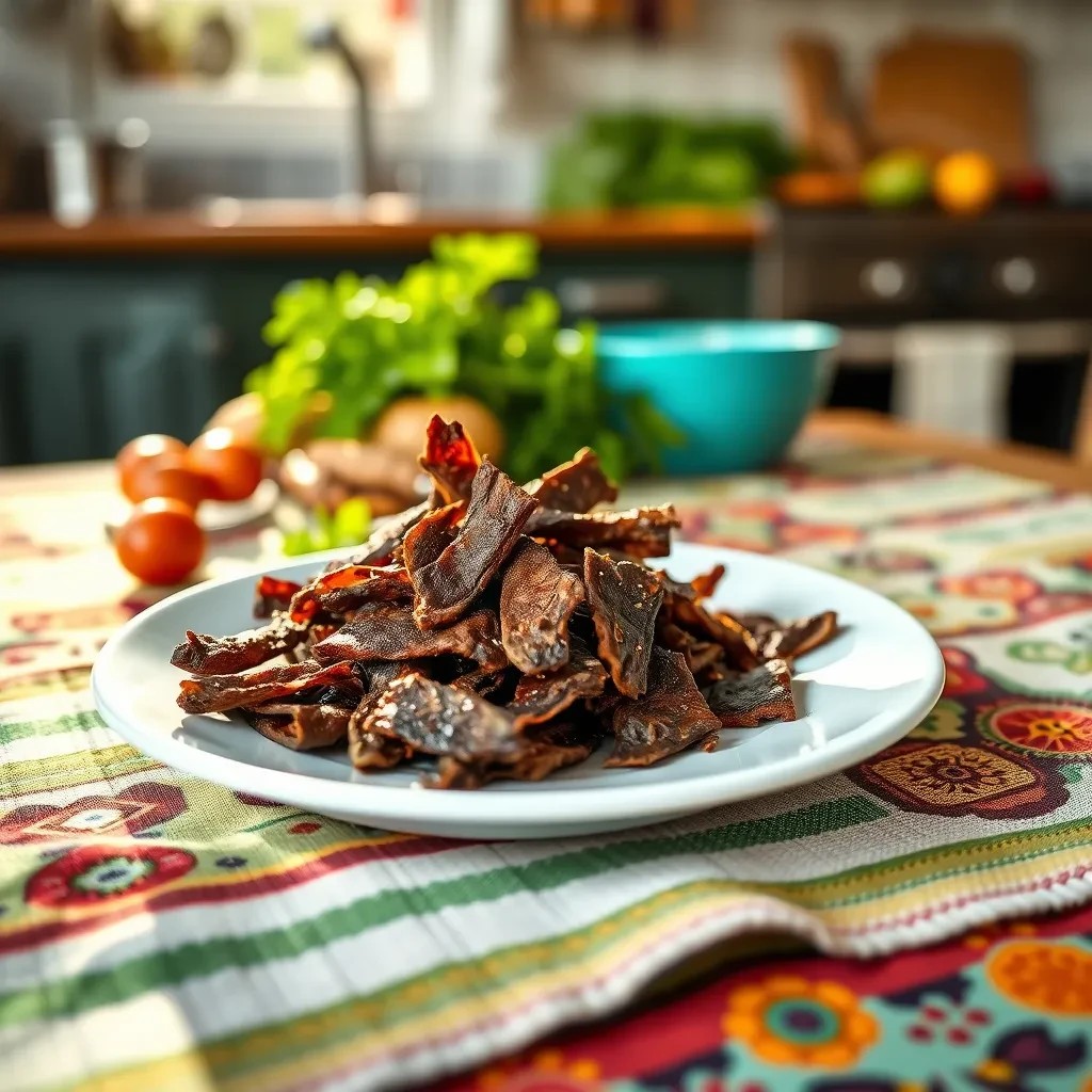 Savory Beef Jerky recipe