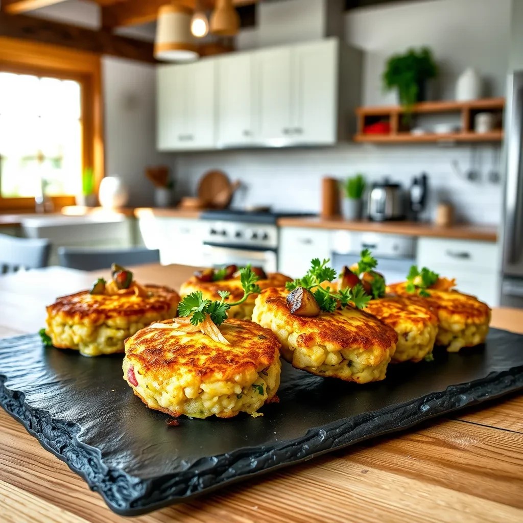 Savory Cabbage Cakes recipe