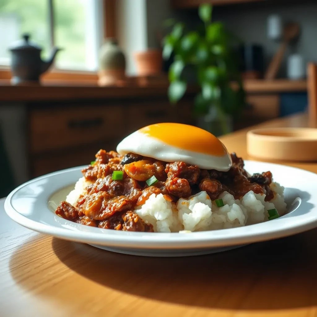 Savory Loco Moco recipe