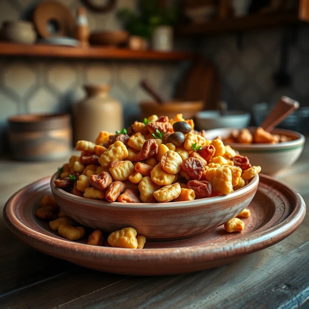 Savory Snack Mix recipe