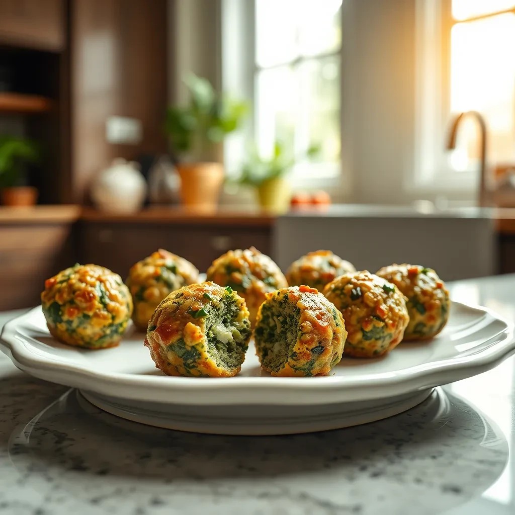 Savory Spinach Balls recipe