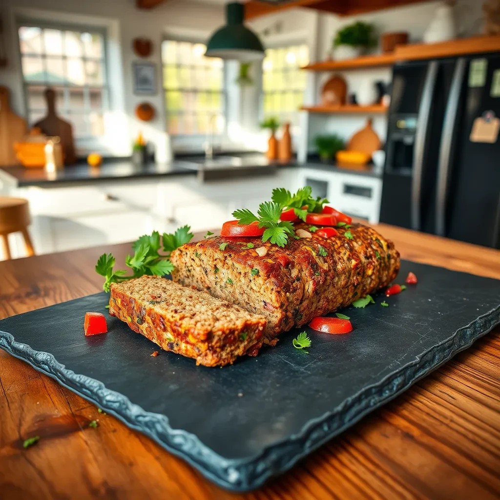 Savory Vegan Meatloaf recipe