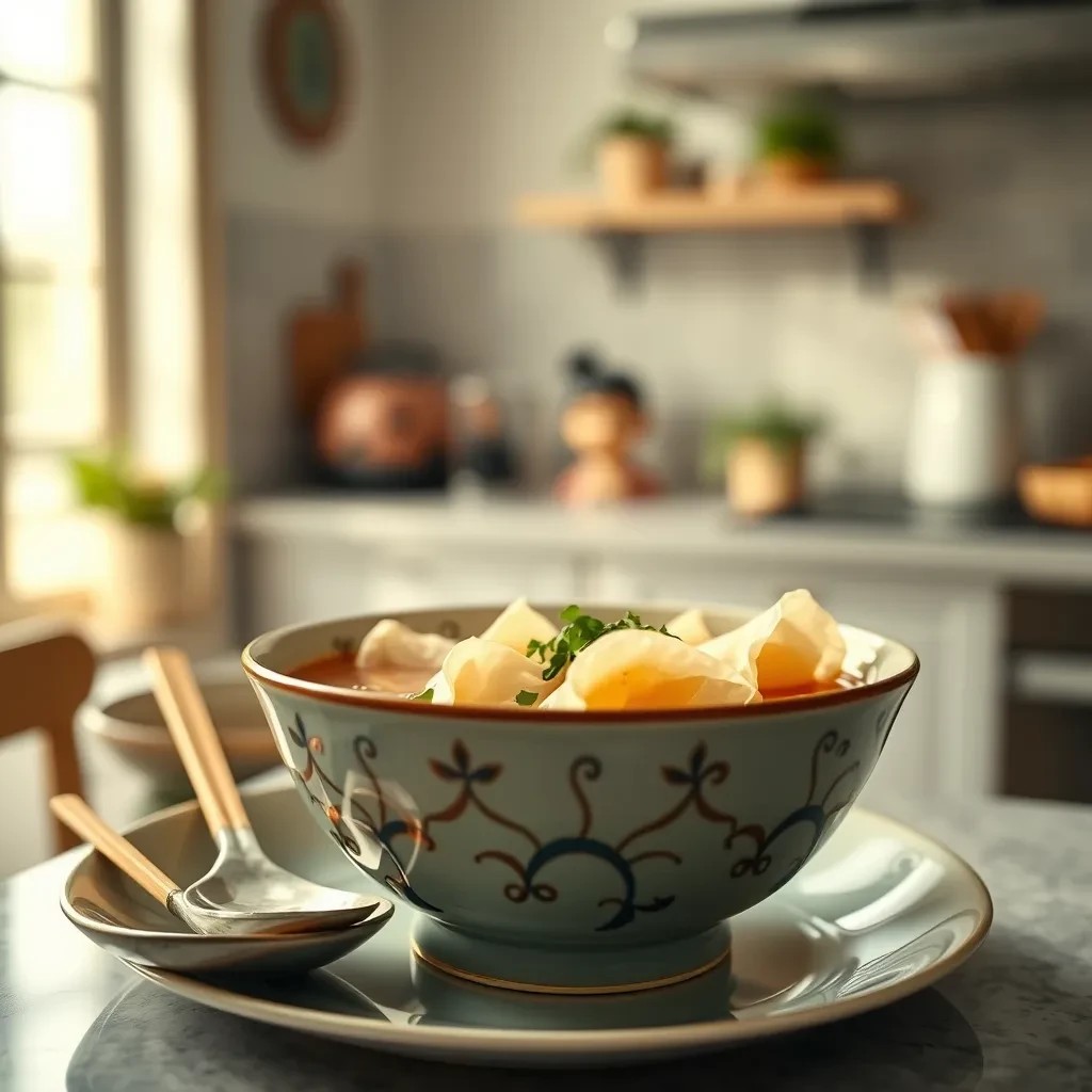 Savory Wonton Soup recipe