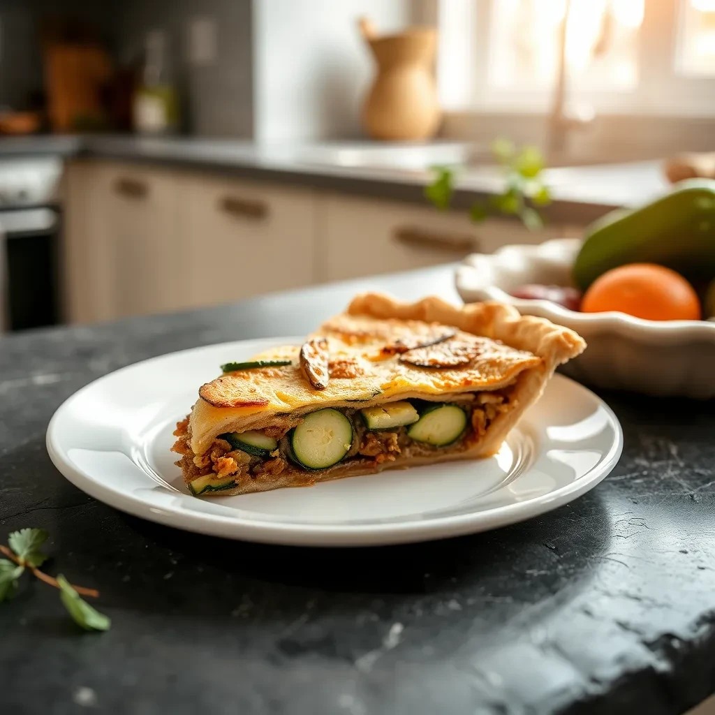 Savory Zucchini Pie recipe