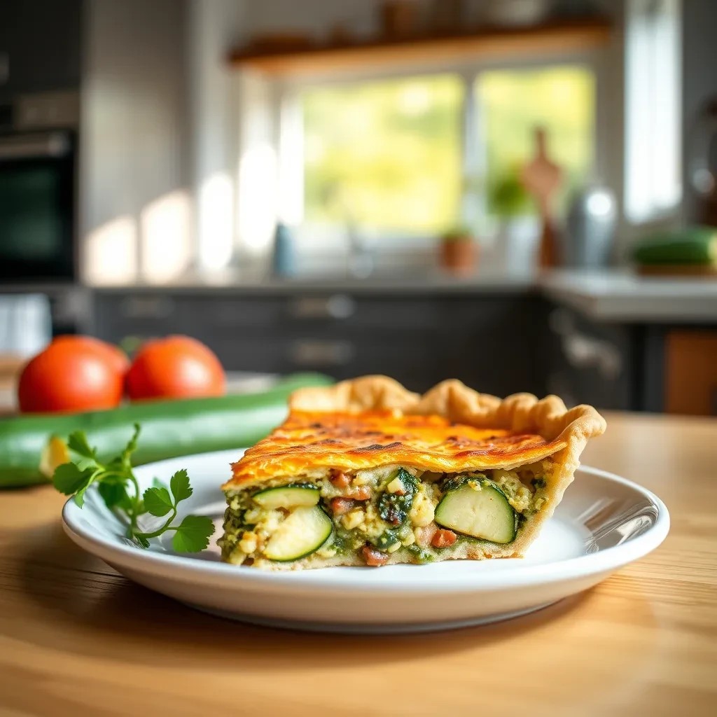 Savory Zucchini Pie recipe