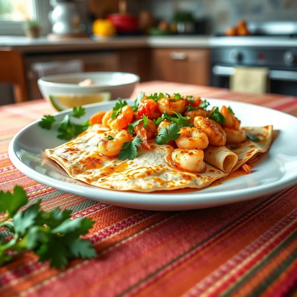 Shrimp Quesadilla Delight recipe