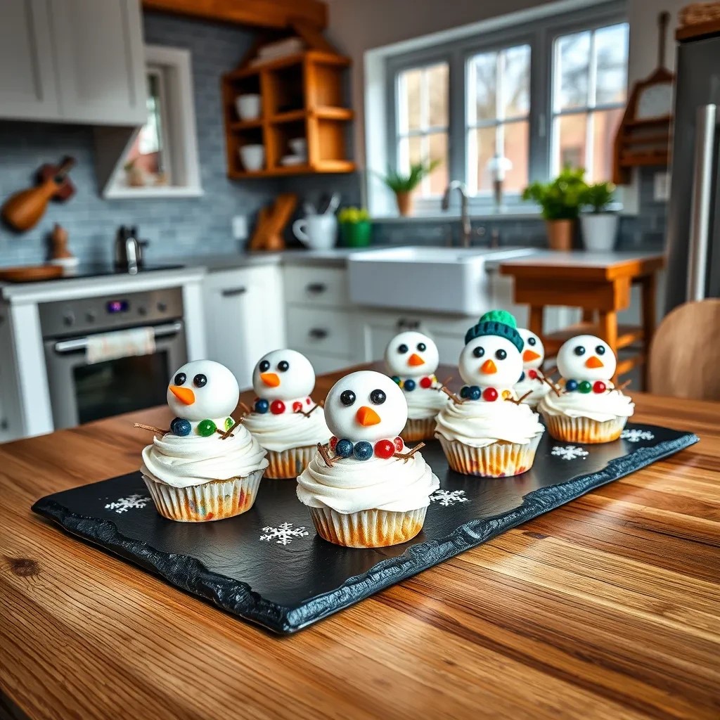 Snowman Cupcake Treats recipe