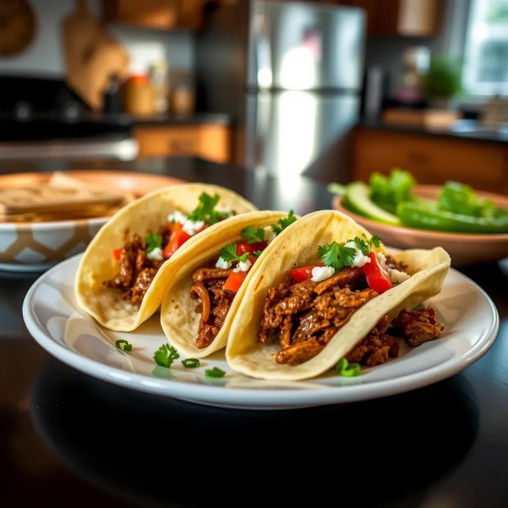 Southwest Beef Tacos recipe