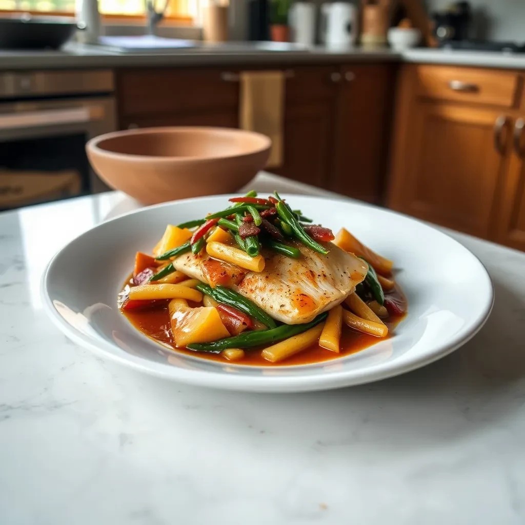 Soy-Braised Swai Fish recipe