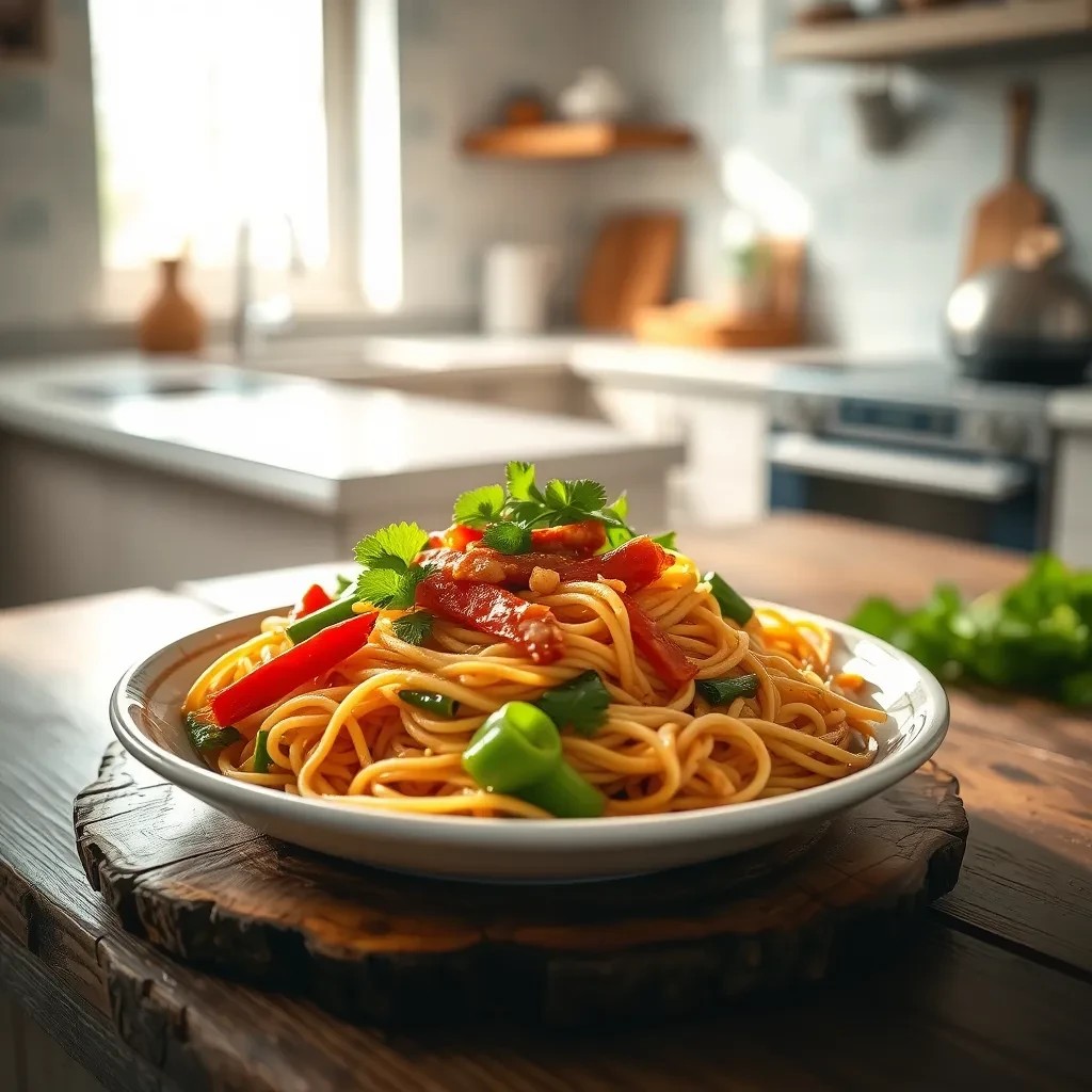 Spicy Dan Dan Noodles recipe