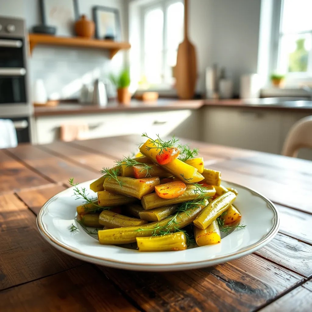 Zesty Dill Pickles recipe