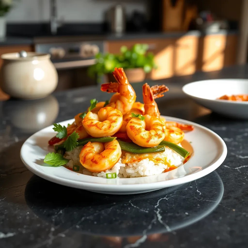 Spicy Garlic Shrimp recipe