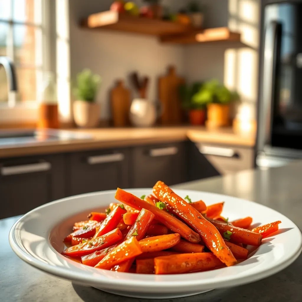 Spicy Glazed Carrot Side Dish recipe