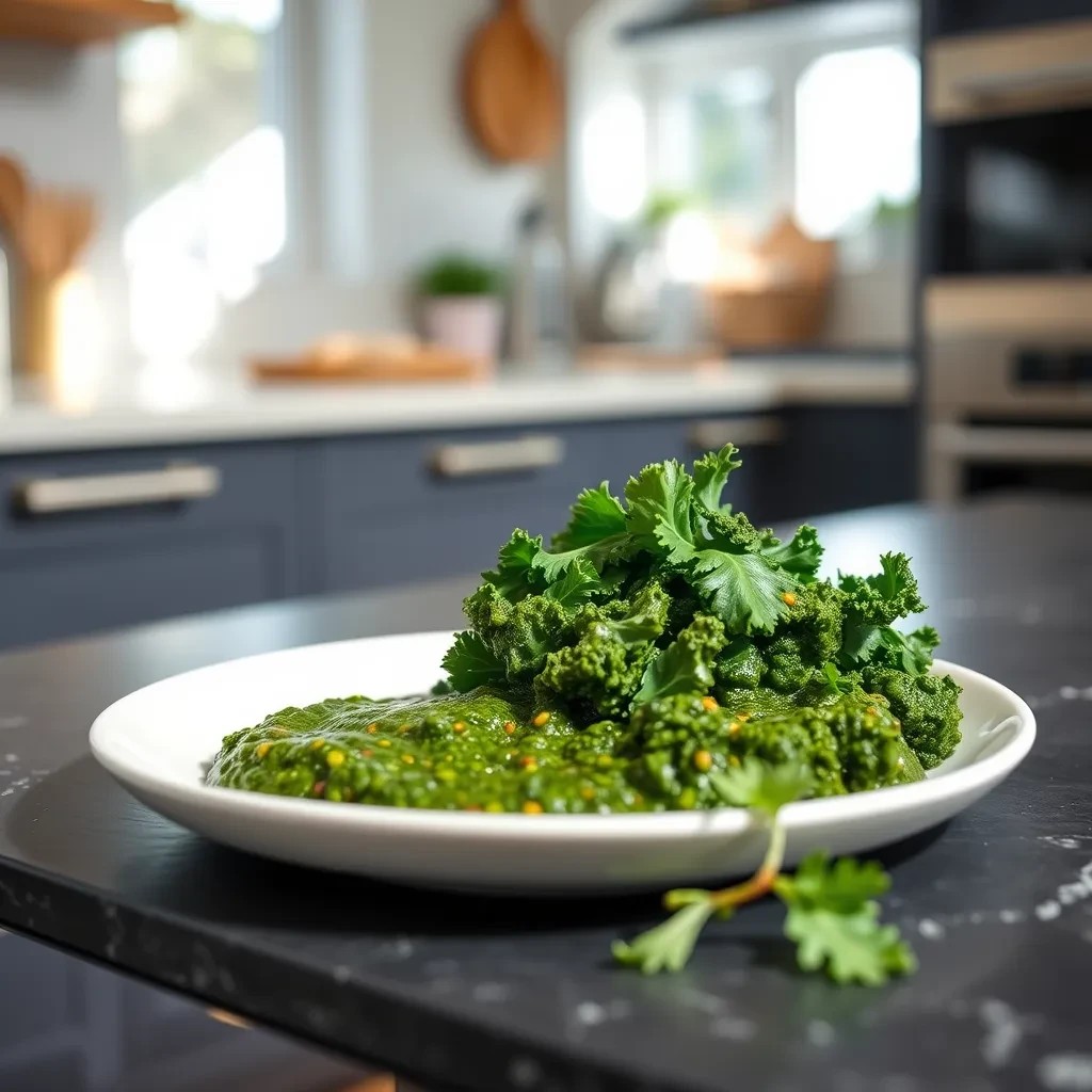 Spicy Kale Pesto recipe