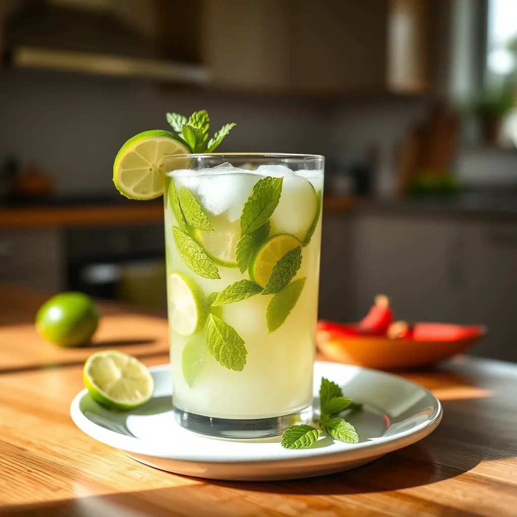 Spicy Mint Limeade recipe