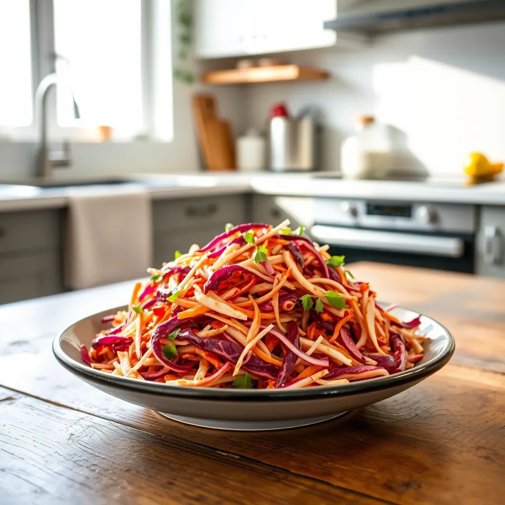 Spicy Red BBQ Slaw recipe