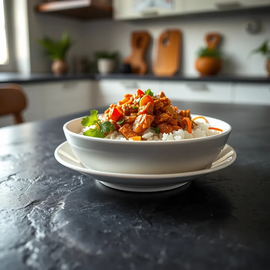 Spicy Tuna Rice Bowl Delight recipe