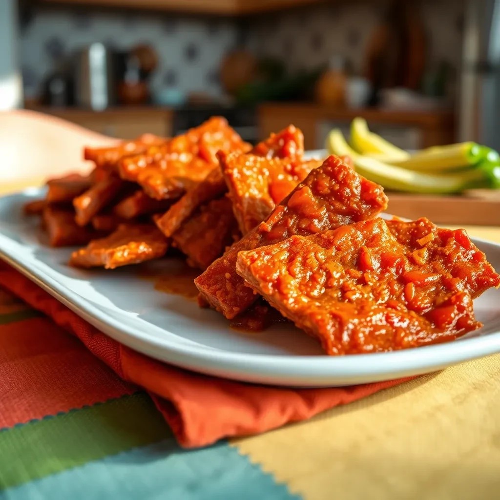 Spicy Sriracha Tofu Jerky recipe