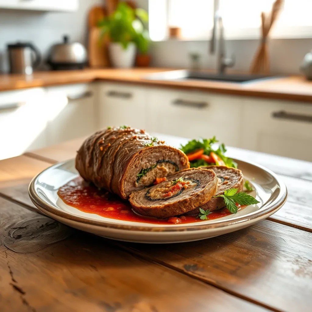 Stuffed Beef Braciole recipe