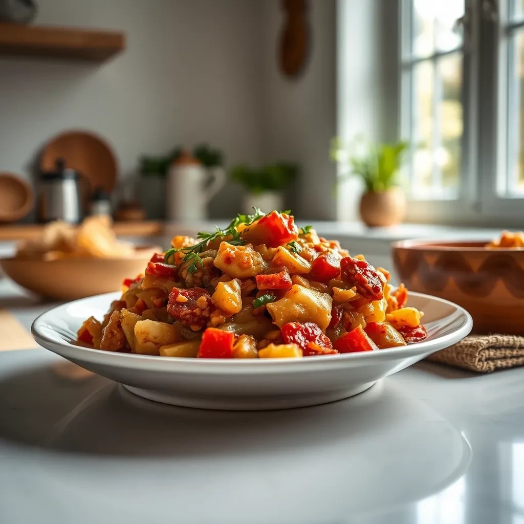 Cabbage Soup with Stuffing recipe