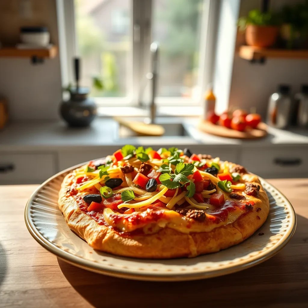 Taco Pizza Delight recipe