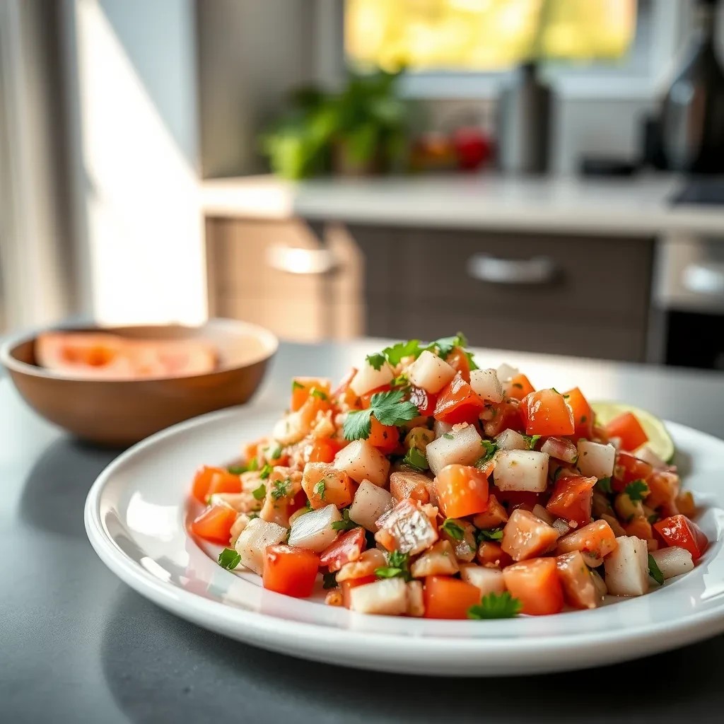 Tuna Pico de Gallo recipe