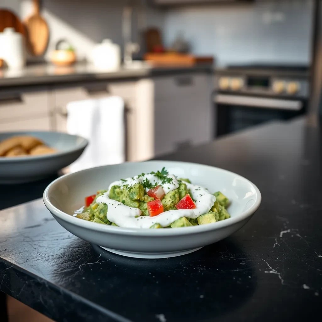 Tzatziki Style Guacamole recipe