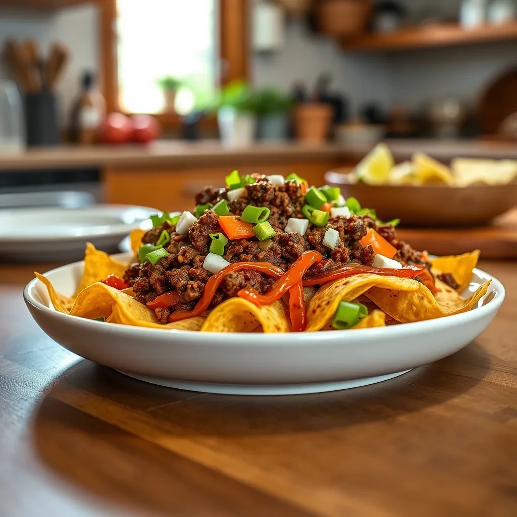 Ultimate Beef Nachos recipe