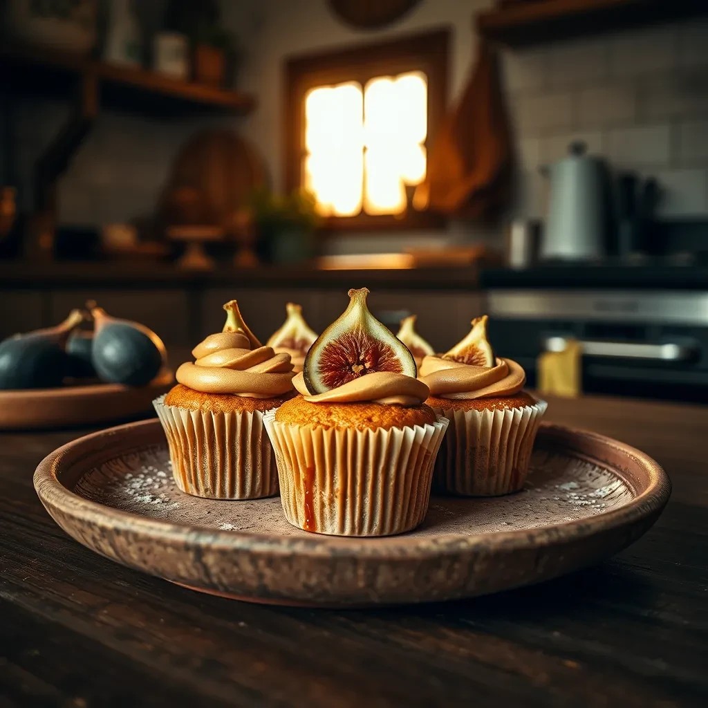 Whiskey Fig Cupcakes recipe