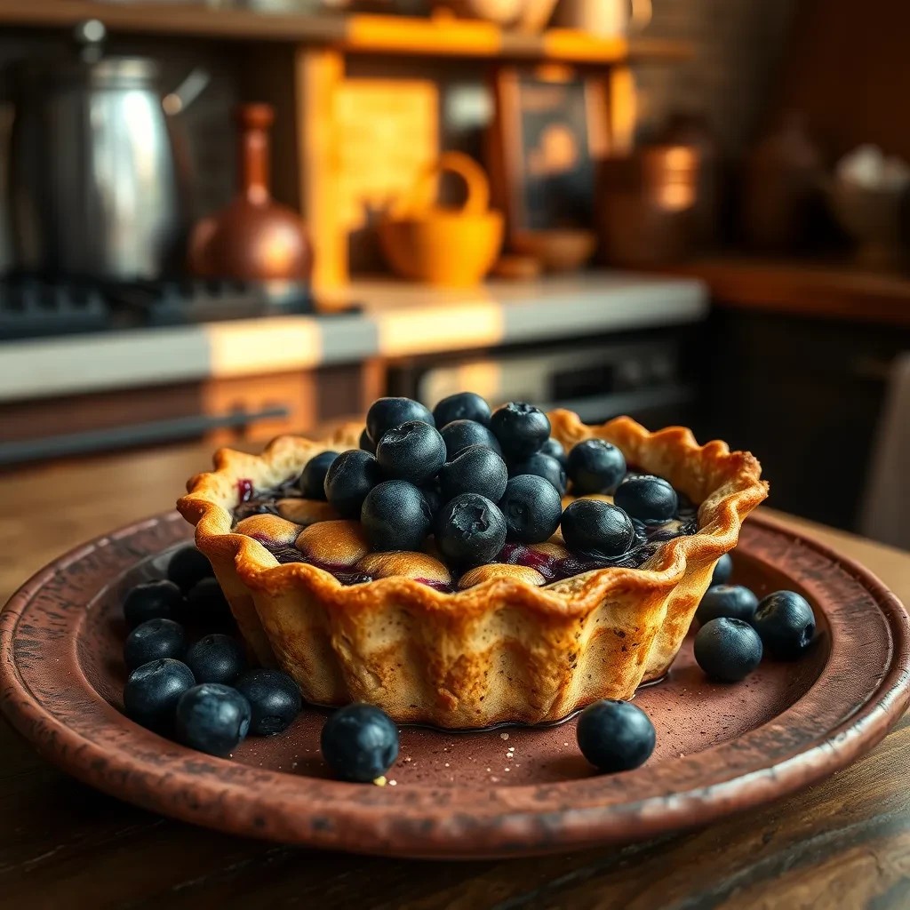 Wild Blueberry Tart recipe