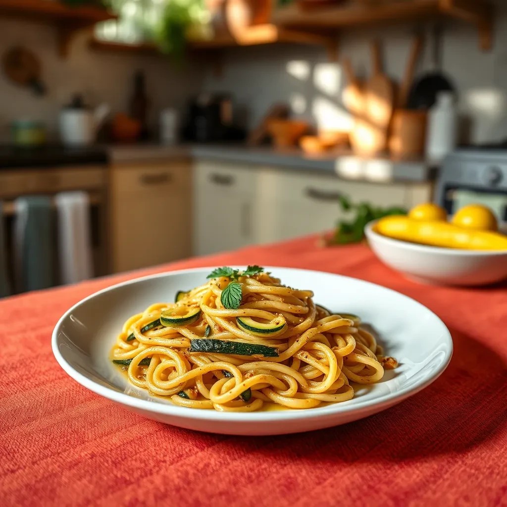 Zucchini Rotini Pasta recipe